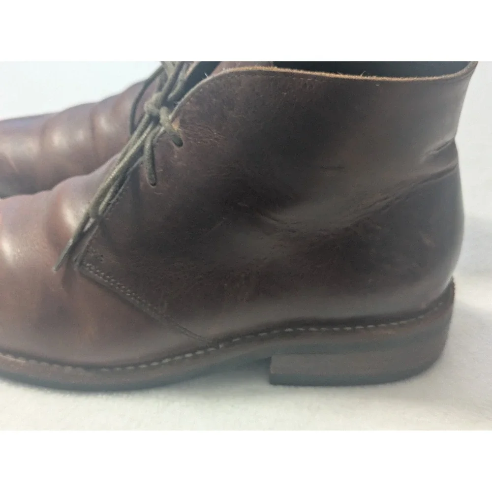 Thursday Boot Co Scout Chukka Everyday Brown Cognac Leather Mens Size 8